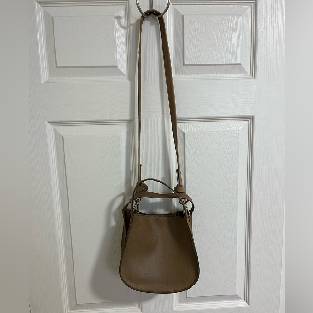 MADEWELL OLIVE LEATHER PURSE